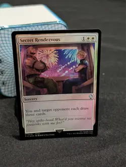 Secret Rendezvous FOIL (Barrett) ENG 0219 FINAL FANTASY Magic the Gathering MTG - Image 1