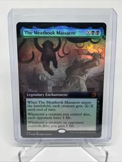 FOIL BORDERLESS The Meathook Massacre ~ Midnight Hunt NearMint Magic MTG MID NM - Image 1