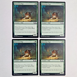 MTG Ferocious Pup (M20 Core Set 2020) 171/280 (NEAR MINT) (4X) - Image 1