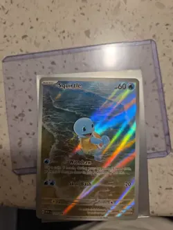 Squirtle 170/165 Illustration Rare 2023 S&V 151 Pokemon Card TCG English NM - Image 1