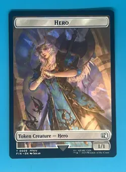 Mtg Hero (0009) Bird (0017) Double-Sided Token Final Fantasy Regular - Image 1