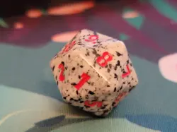 Tarkir Dragonstorm Prerelease Dice D20 Mardu White Red Black Spindown Magic MTG - Image 2