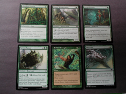 MTG Magic Cards lot of 6 - PAUPER DRAW ADVANTAGE - green, fix, cycle, punch - Image 1