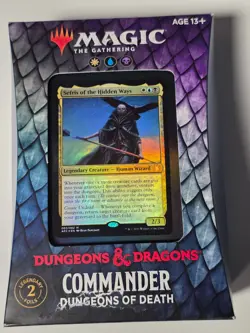 MTG Dungeons of Death Commander Deck Magic the Gathering D&D Sealed 630509982677 - Image 1
