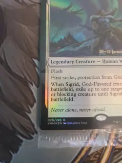 MTG Sigrid, God-Favored Sealed Foil Prerelease Kaldheim Rare 2021 NM - Image 4