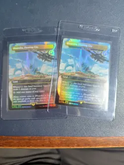 2x MTG Bhujerba, Floating City City of Brass Final Fantasy SCH Winner promo FOIL - Image 1