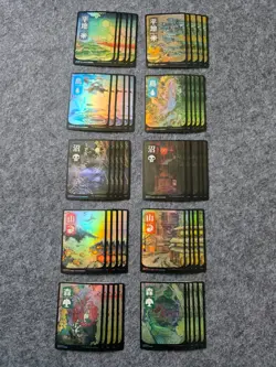 Magic the Gathering Full Art Lands Neon Dynasty, Innistrad, Bloomburrow Foil MTG - Image 1