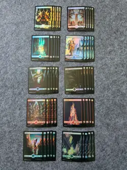 Magic the Gathering Full Art Lands Neon Dynasty, Innistrad, Bloomburrow Foil MTG - Image 4