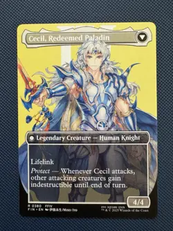 MTG Cecil, Dark Knight (Borderless) - FINAL FANTASY (FIN) NM - Image 2