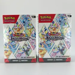 Pokemon TCG Lot de 2x Bundle 6 Boosters EV8.5 Evolutions Prismatiques Scelle - Image 1