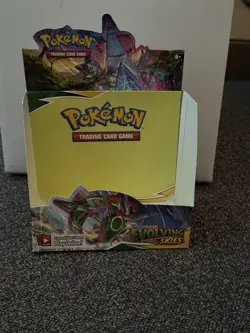 Evolving Skies Empty Booster Box -Pokemon Card- - Image 1