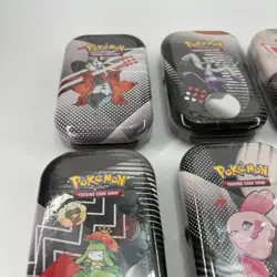 Pokemon Artset 8x Mini-Tin EV10.5 Foudre Noire & Flamme Blanche Mini Tin Scelle - Image 3