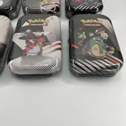Pokemon Artset 8x Mini-Tin EV10.5 Foudre Noire & Flamme Blanche Mini Tin Scelle - Image 5