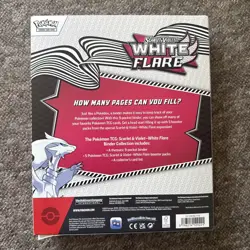 Pokemon TCG: Scarlet & Violet 10.5 White Flare Binder Collection Box SEALED NEW - Image 2