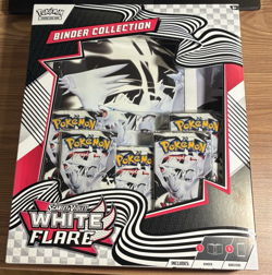 Pokemon TCG: Scarlet & Violet 10.5 White Flare Binder Collection Box SEALED NEW - Image 1