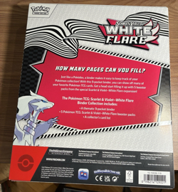Pokemon TCG: Scarlet & Violet 10.5 White Flare Binder Collection Box SEALED NEW - Image 2