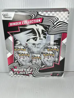 Pokemon TCG: Scarlet & Violet 10.5 White Flare Binder Collection Box SEALED NEW - Image 1
