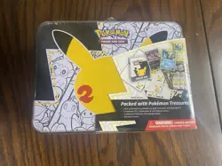 Pokemon TCG Celebrations 25th Anniverssary Collectors Chest Tin NIB Sealed - Image 1