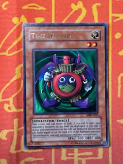 YUGIOH TIME WIZARD ULTRA RARE EXCELLENT MRD-E065 - Image 1