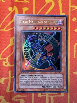 YUGIOH DARK MAGICIAN OF CHAOS ULTRA RARE 1ST EDITION EXCELLENT IOC-065 - Image 1