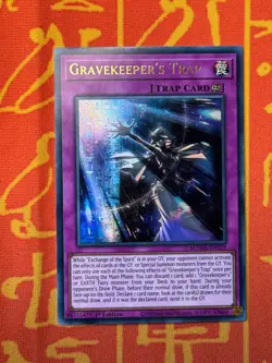 YUGIOH GRAVEKEEPER'S TRAP ULTRA PHARAOH'S RARE 1ST EDITION NM MAMA-EN029 - Image 5