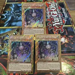 3x (M/NM) Duza the Meteor Cubic Vessel MVP1-ENGV1 Gold Rare Limited Ed. YuGiOh - Image 2