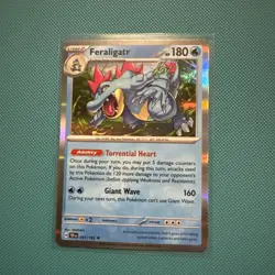 Feraligatr Temporal Forces 041/162 Pokemon TCG Card NM/M Holo - Image 1