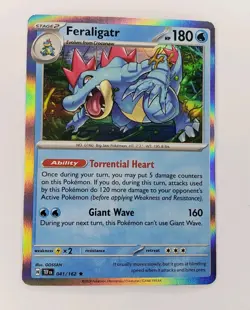 Feraligatr Temporal Forces 041/162 Pokemon TCG Card NM/M Holo - Image 1