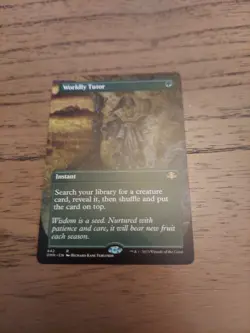 Worldly Tutor (Borderless) Dominaria Remastered Regular - Image 1