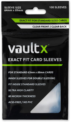 Exact Fit Trading Card Sleeves, Soft, High Clarity, Perfect Fit Inner Sleeves, C - Image 1