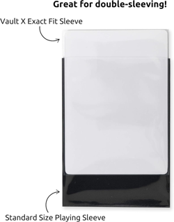 Exact Fit Trading Card Sleeves, Soft, High Clarity, Perfect Fit Inner Sleeves, C - Image 2