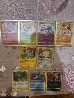 Pokemon Amazing Rare Complete Set Lot Of 9 Vivid Voltage & Shining Fates All NM - Image 1