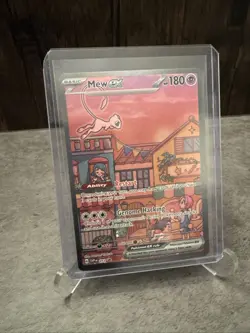 Mew ex SVP 053 Pokemon TCG Scarlet Violet 151 Black Star Promo Full Art NM - Image 1