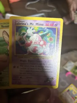 Sabrina's Mr. Mime 59/132 Uncommon Unlimited Gym Challenge Pokemon Card NM-Mint - Image 1
