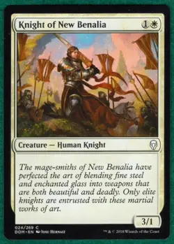 Knight Of New Benalia - Dominaria DOM #024 - Magic: The Gathering MTG Card - Image 1