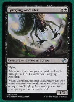 Gurgling Anointer - The Brothers' War BRO #104 - Magic: The Gathering MTG Card - Image 1