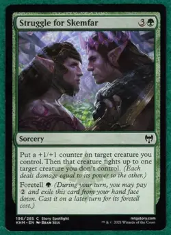 Struggle For Skemfar - Kaldheim KHM #196 - Magic: The Gathering MTG Card - Image 1