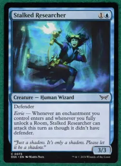 Stalked Researcher - Duskmourn: House Of Horror DSK #0073 - Magic MTG Card - Image 1