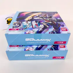 GUNDAM CARD COLLECTION GQuuuuuuX BOX 2025 Japan 2 Box Set Sealed Bandai New - Image 5