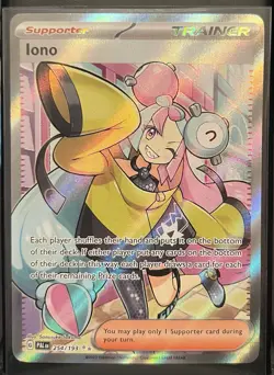 2023 Pokemon Iono Scarlet & Violet Paldea Evolved Holo Card 254/193 - Image 1