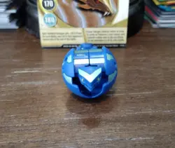 Bakugan Aquos Rattleoid 490G Blue Battle Brawlers W/ Card! - Image 2
