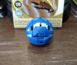 Bakugan Aquos Rattleoid 490G Blue Battle Brawlers W/ Card! - Image 5