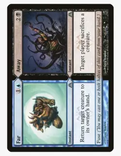 Far\Away (FOIL) #127 Dragon's Maze Magic Card With Protective Sleeve - Image 1