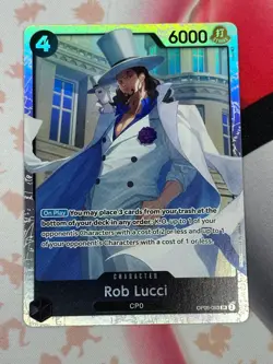 Rob Lucci OP05-093 SR Awakening of the New Era ONE PIECE Card Game NM English - Image 1