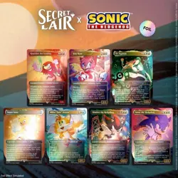 MTG Secret Lair x Sonic FOIL And NON FOIL COMPLETE BUNDLE - Image 3