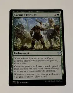 MTG Garruk's Uprising - Foundations LP - Image 1