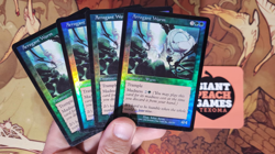 4x Arrogant Wurm x4 FOIL Playset LP-Excellent Torment Magic MTG Pauper - Image 1
