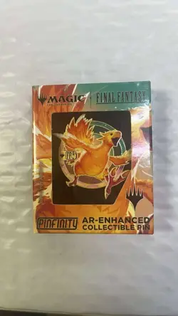 MTG Final Fantasy Chocobo Pin & Mini Poster Set Magic the Gathering Pinfinity - Image 1