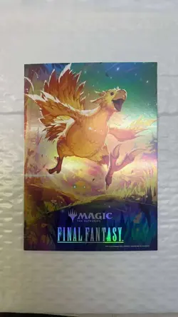 MTG Final Fantasy Chocobo Pin & Mini Poster Set Magic the Gathering Pinfinity - Image 2