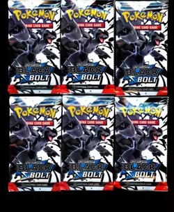 Pokemon TCG SV 10.5 Black Bolt English Booster Pack Factory Sealed New - Image 3